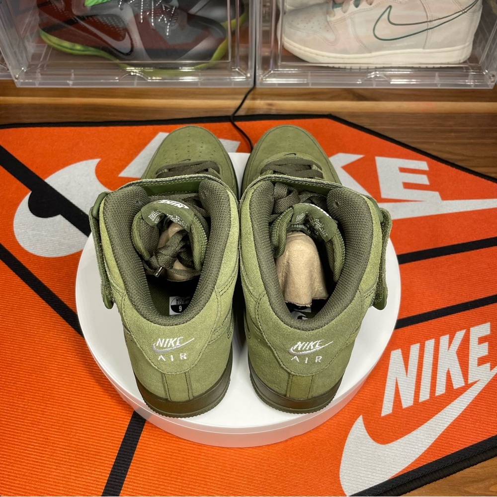 Nike Air Force 1 07’ Legion green sneakers; Size 9M; - Picture 6 of 10